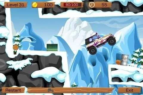Snow Off Road -- mountain mud dirt simulator game स्क्रीनशॉट 4