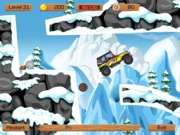 Snow Off Road -- mountain mud dirt simulator game स्क्रीनशॉट 9