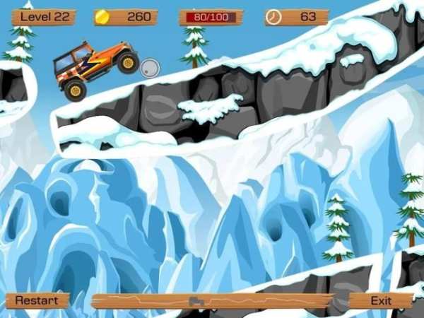 Snow Off Road -- mountain mud dirt simulator game स्क्रीनशॉट 8