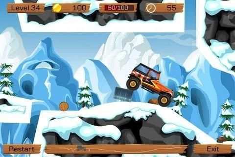 Snow Off Road -- mountain mud dirt simulator game स्क्रीनशॉट 5