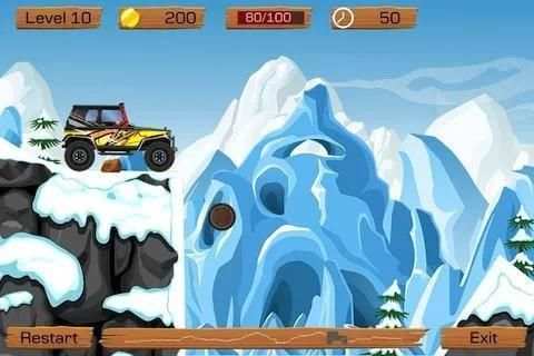 Snow Off Road -- mountain mud dirt simulator game स्क्रीनशॉट 2