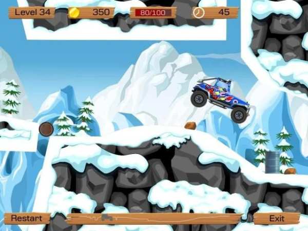 Snow Off Road -- mountain mud dirt simulator game स्क्रीनशॉट 10