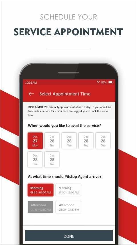 Pitstop - Doorstep Car Repair & Service App स्क्रीनशॉट 2