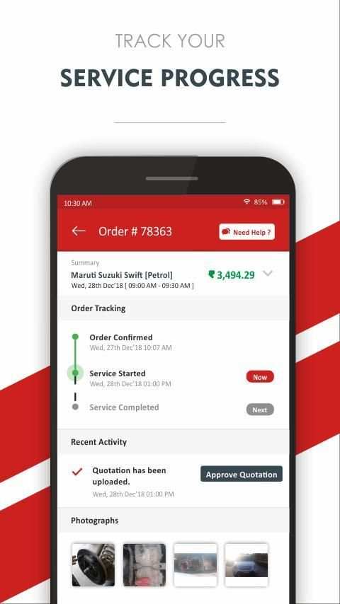 Pitstop - Doorstep Car Repair & Service App स्क्रीनशॉट 3