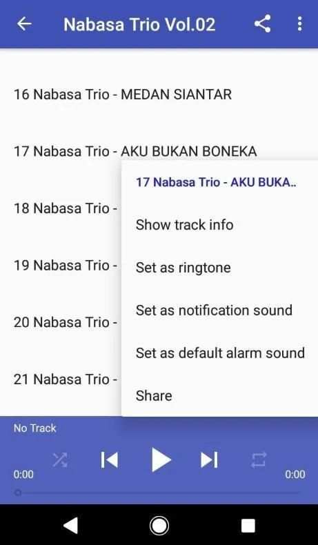 Lagu Batak Nabasa Trio Offline screenshot 2