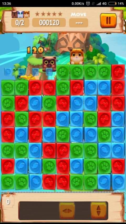 Crush Cubes - Cat Rescue screenshot 3
