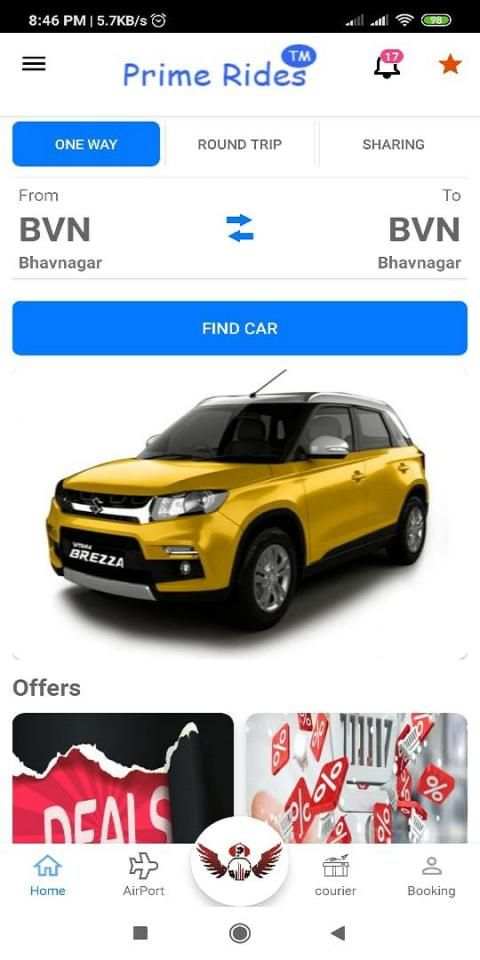 Prime Rides - Get rides & free food screenshot 1