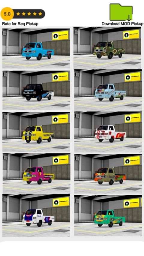 Livery Pickup Simulator Indonesia screenshot 3