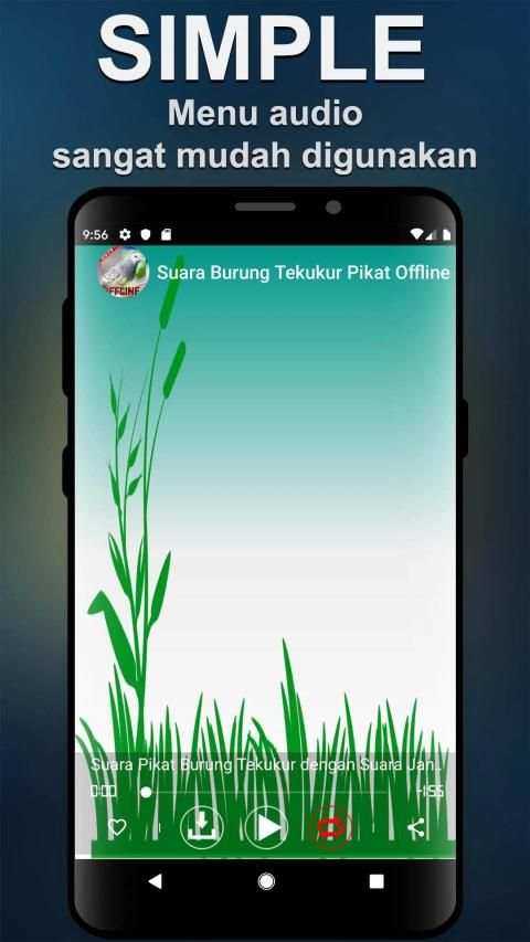 Suara Burung Tekukur Pikat Offline screenshot 3