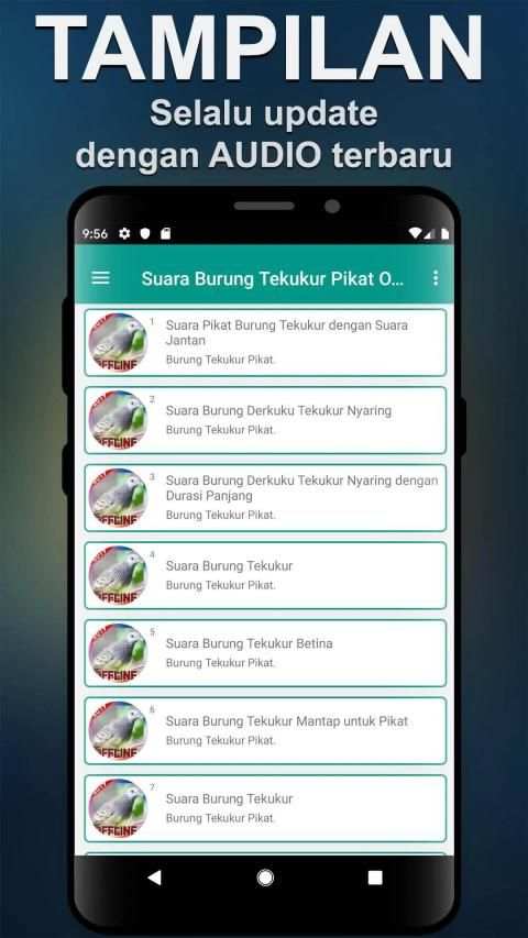 Suara Burung Tekukur Pikat Offline screenshot 4