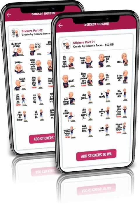 Stiker Lucu WA WAStickerApps screenshot 3