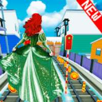 Princess Running To Palace - Road To Temple