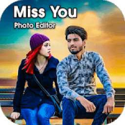 Miss You Photo Editor - Miss You Photo Frame आइकन