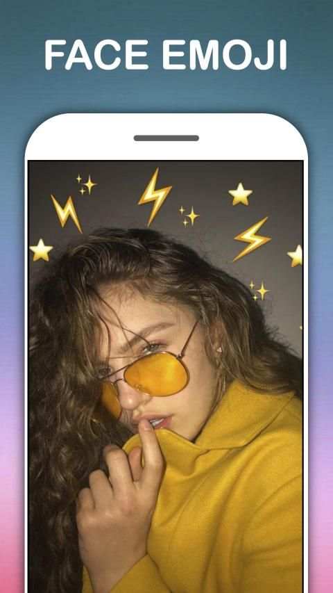Face Emoji Photo Editor स्क्रीनशॉट 5