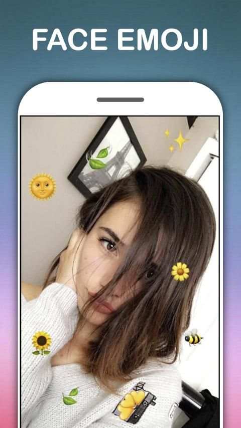 Face Emoji Photo Editor स्क्रीनशॉट 1