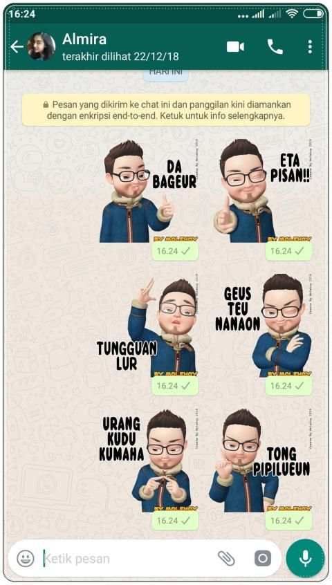 Sunda Stiker Lucu WAStickerApps screenshot 9