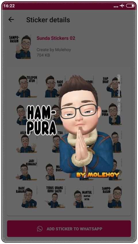 Sunda Stiker Lucu WAStickerApps screenshot 5