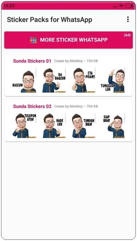 Sunda Stiker Lucu WAStickerApps screenshot 11