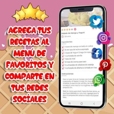 Recetas de Helados Caseros y Postres Faciles screenshot 2