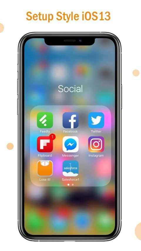 Launcher OS 13 & Control Center screenshot 1