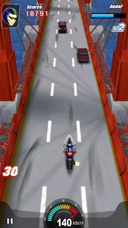 Racing Moto 3D स्क्रीनशॉट 2