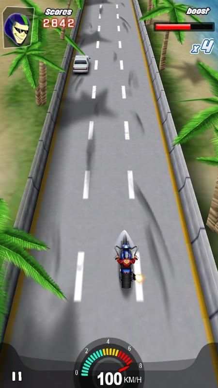 Racing Moto 3D screenshot 1