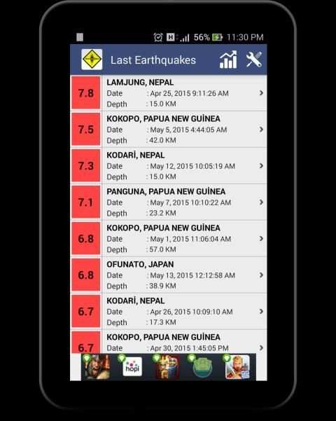 Earthquake Alert & News App - Tracker on Map Free screenshot 1