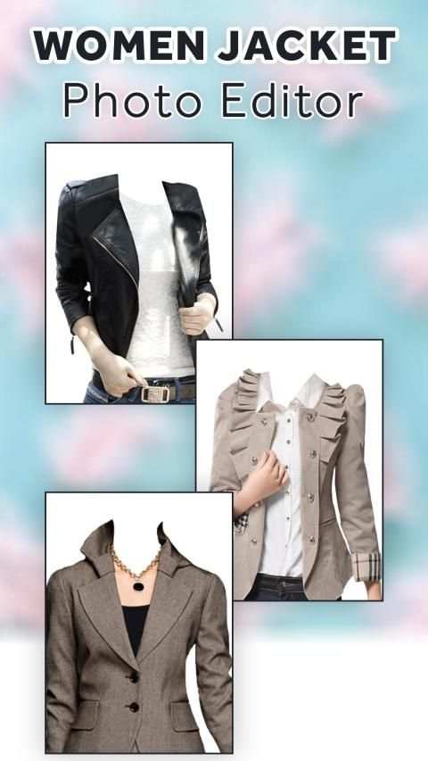 Women Jacket Photo Editor : Look Makeover स्क्रीनशॉट 2