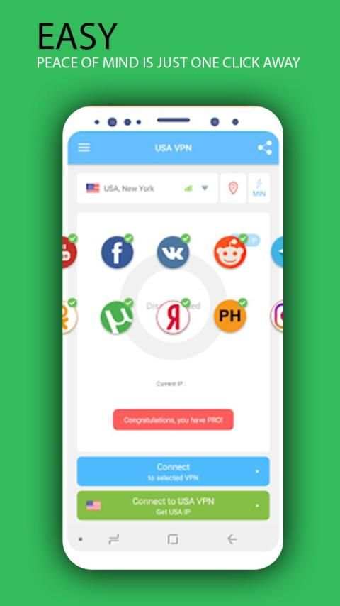 USA PROTON VPN - Free USA VPN Proxy screenshot 1
