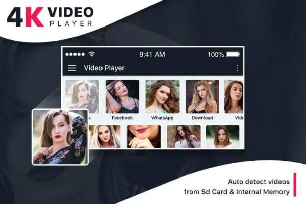 Six Video Player - HD Video Player all format स्क्रीनशॉट 4