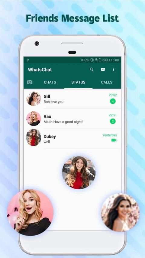 Beauty Fake Messenger Chat screenshot 4
