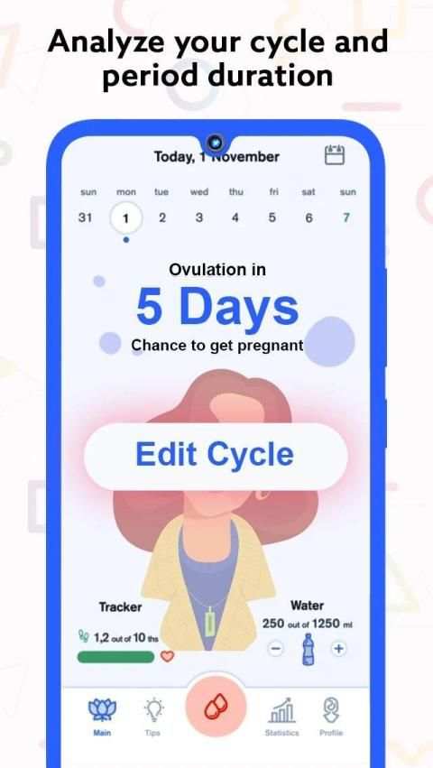 Period Tracker screenshot 1