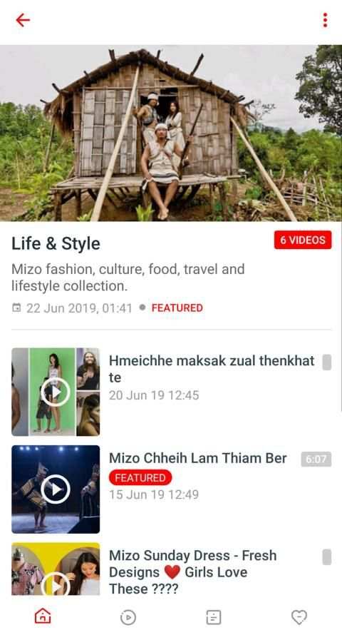 Mizo Videos स्क्रीनशॉट 1
