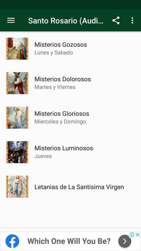 Santo Rosario en Audio screenshot 4