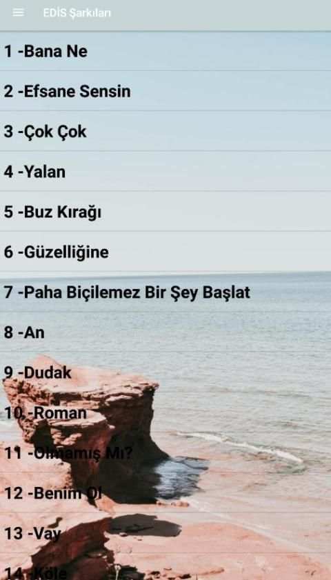 EDİS Şarkıları ( İnternetsiz ) screenshot 4