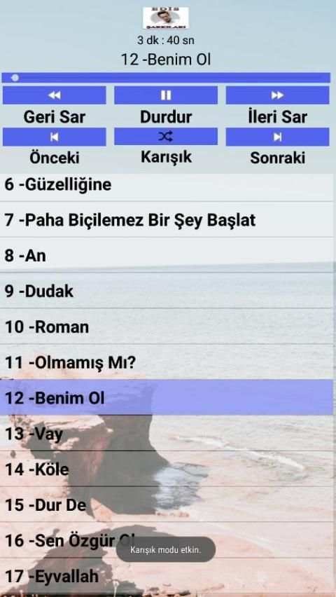 EDİS Şarkıları ( İnternetsiz ) screenshot 1
