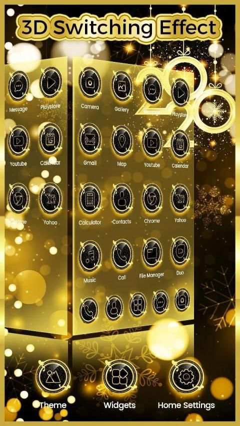 New Year Launcher 2020 स्क्रीनशॉट 3