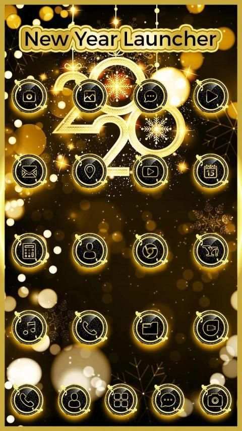 New Year Launcher 2020 screenshot 1