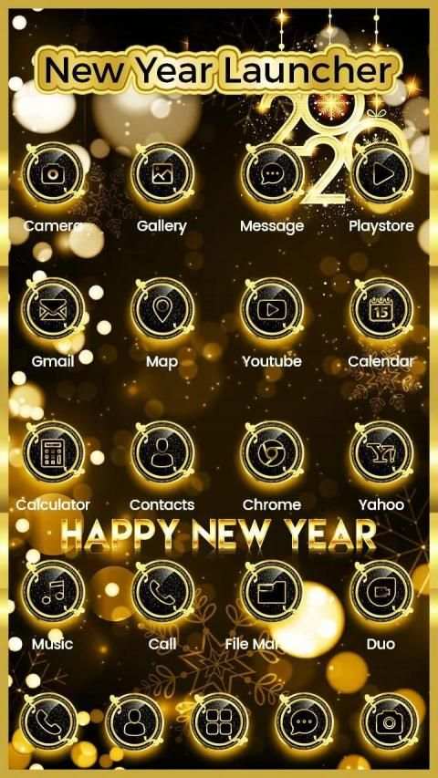 New Year Launcher 2020 screenshot 4