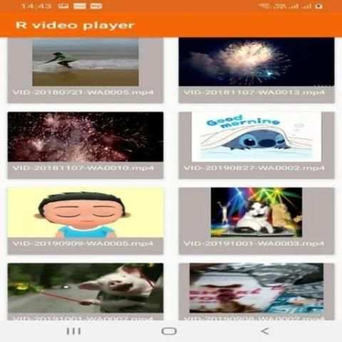 R Video Player स्क्रीनशॉट 1