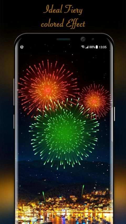 नए साल की आतिशबाजी लाइव वॉलपेपर स्क्रीनशॉट 6