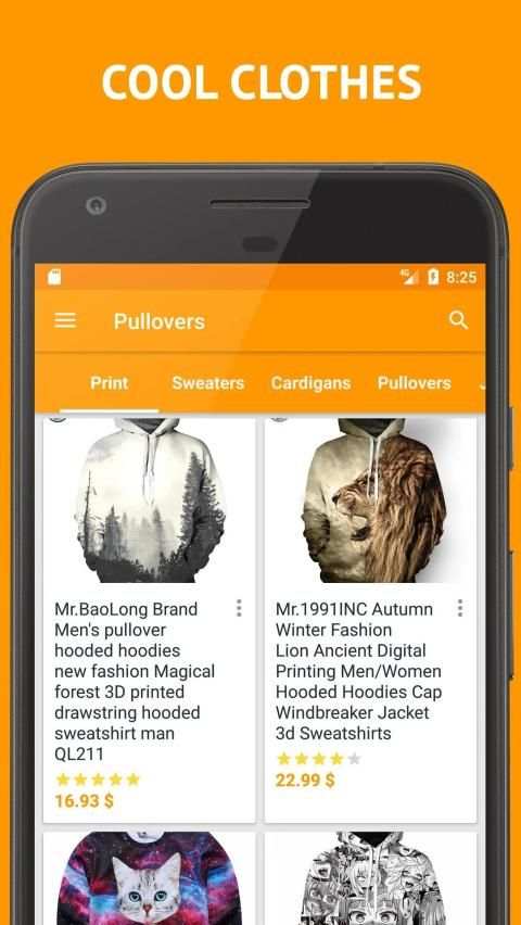 Electronics and clothes shopping screenshot 44