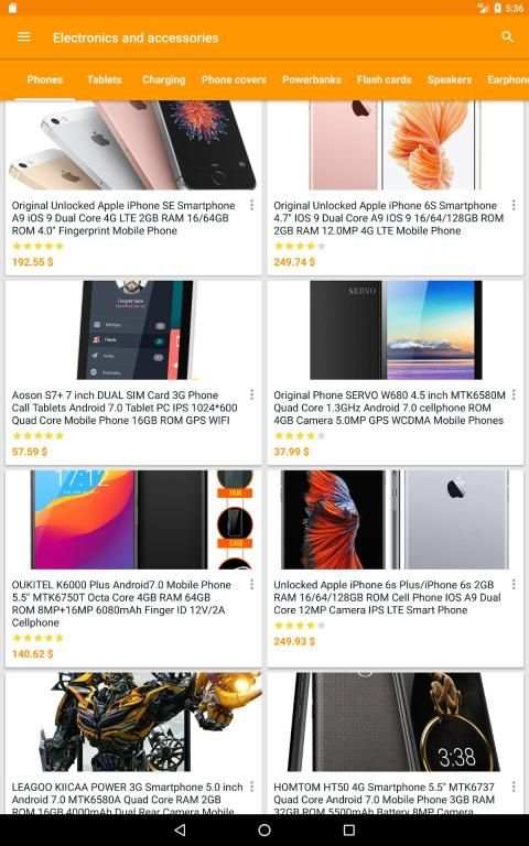 Electronics and clothes shopping screenshot 31