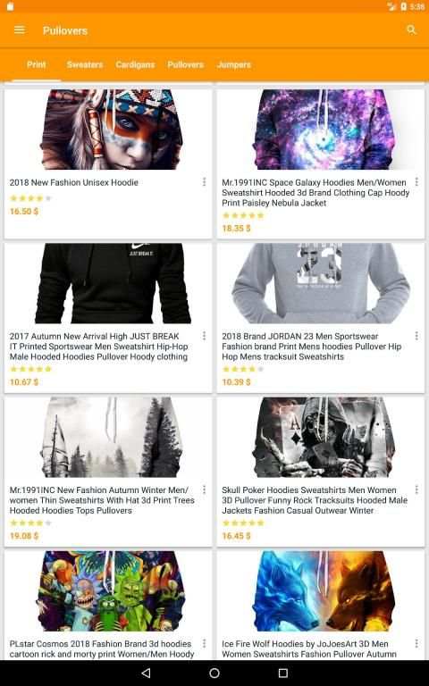 Electronics and clothes shopping screenshot 26