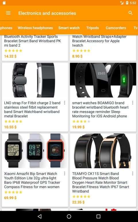 Electronics and clothes shopping screenshot 11