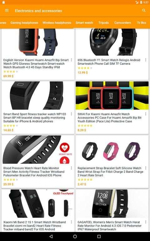 Electronics and clothes shopping screenshot 27