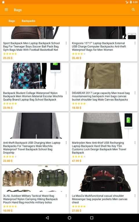 Electronics and clothes shopping screenshot 24