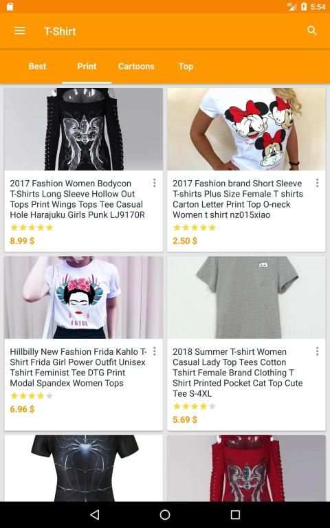Electronics and clothes shopping screenshot 6