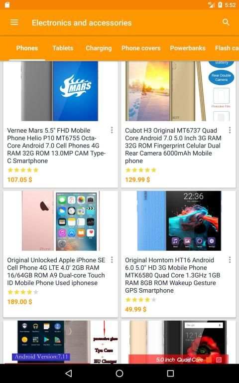 Electronics and clothes shopping screenshot 16