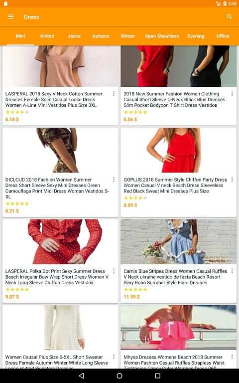 Electronics and clothes shopping screenshot 22